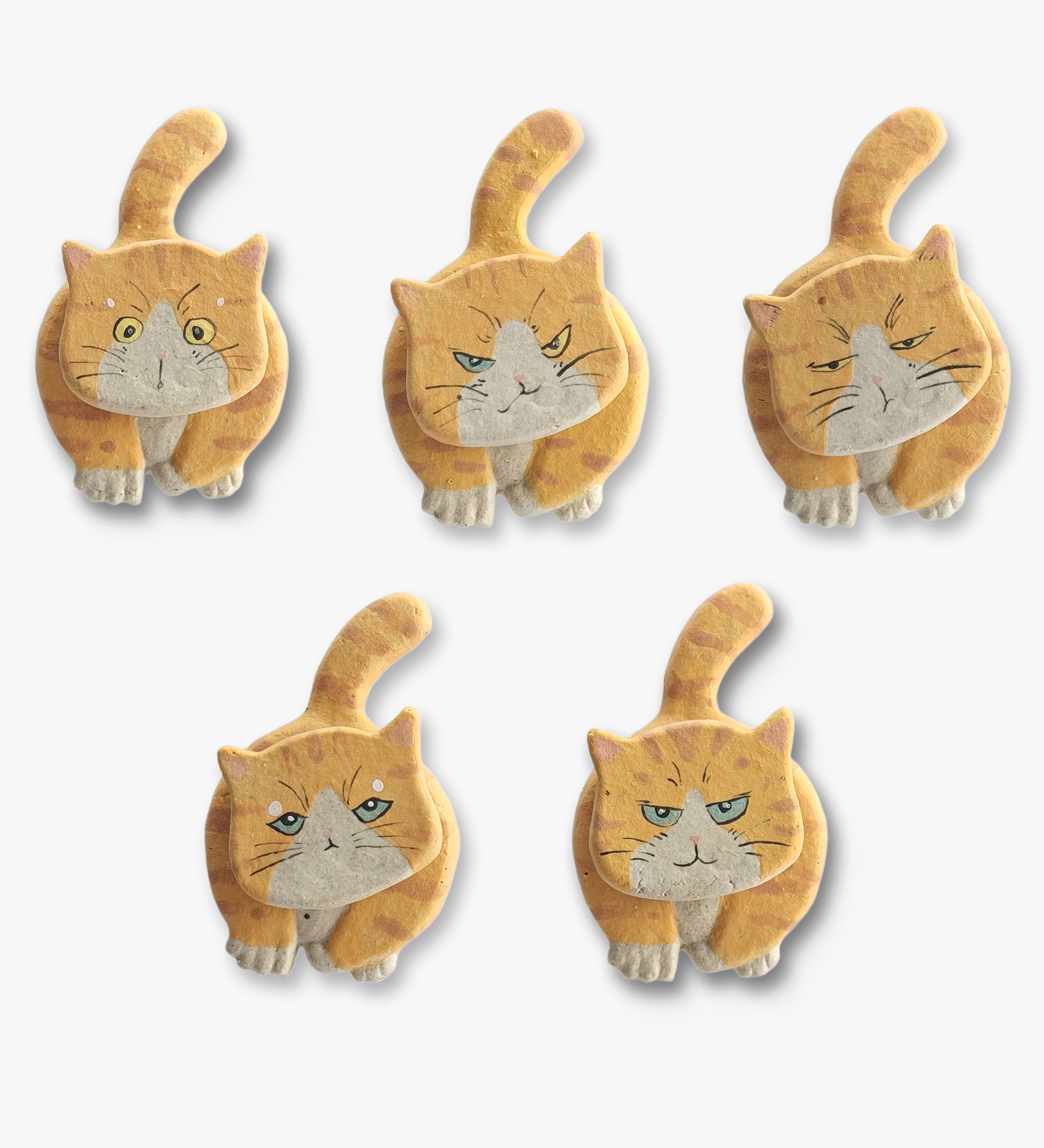 橘猫·旋转冰箱贴